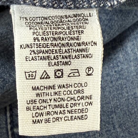 We The Free People Slim Pull On Flare Stretch Denim Jeans High Waist 27 - Picture 4 of 7